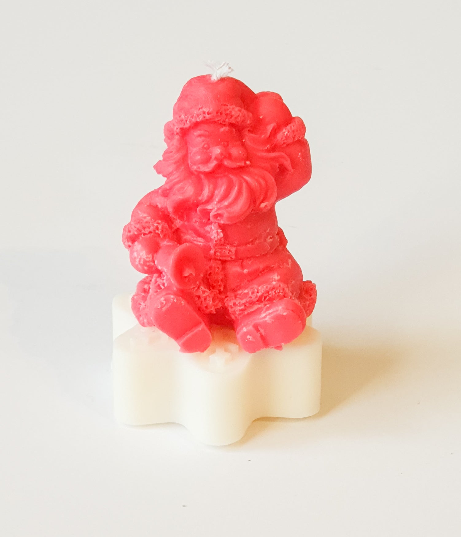 Jolly Santa Candle
